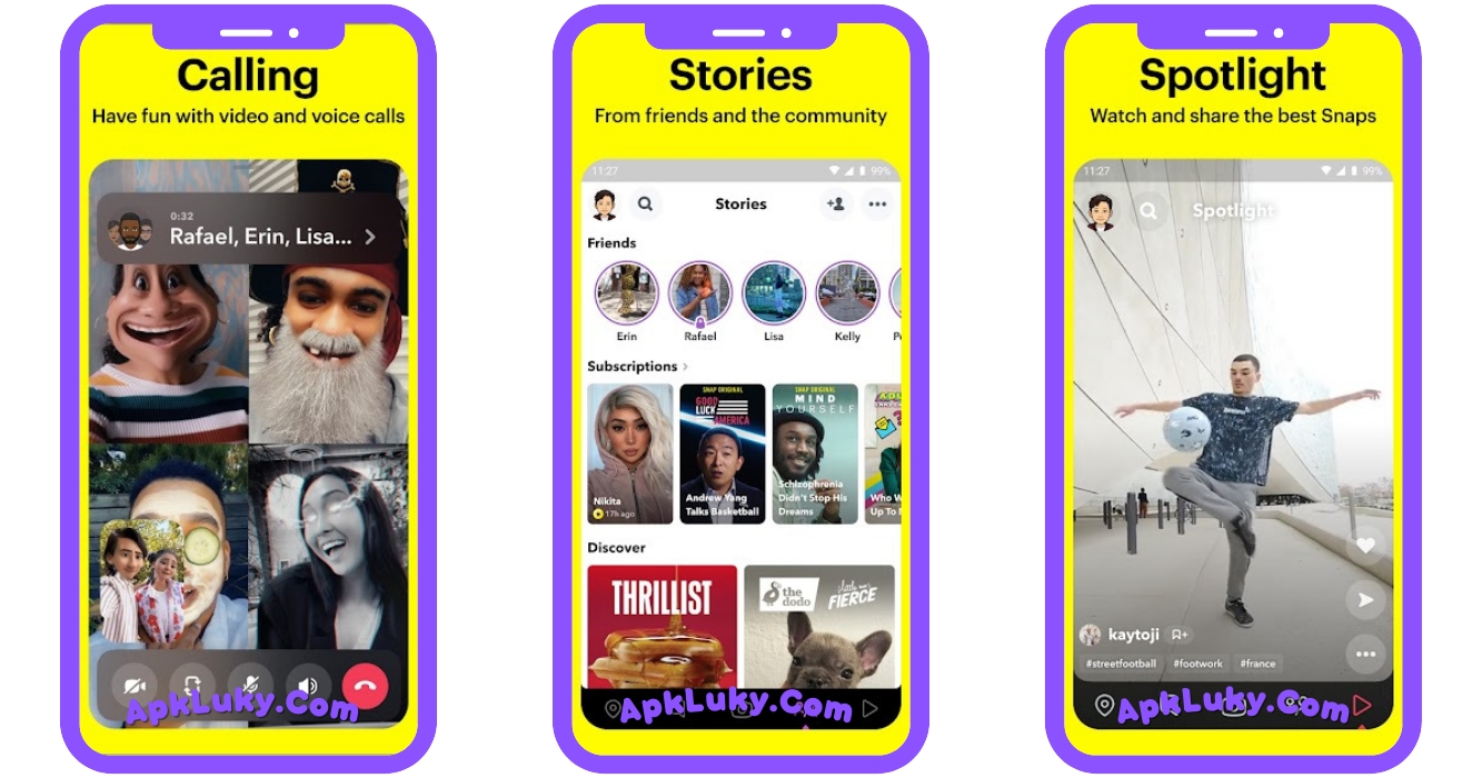 تنزيل سناب شات 2025 Snapchat مهكر اخر تحديث مجانا 2