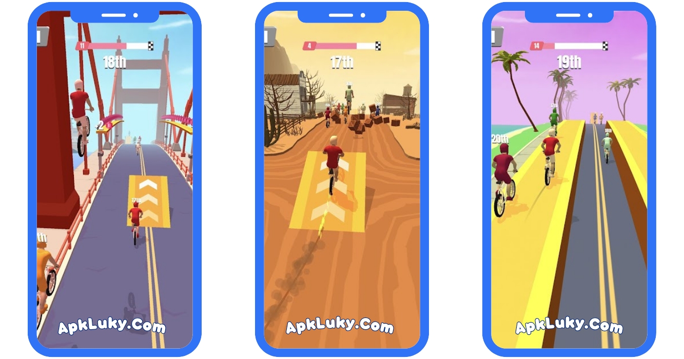 تحميل لعبه Bike Rush مهكره 2025 اخر اصدار مجانا 1